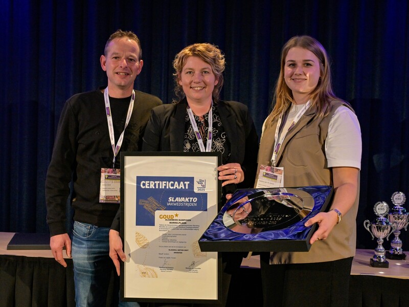 Anton Smit en Saskia Schaap winnaar Slavakto-vakwedstijd