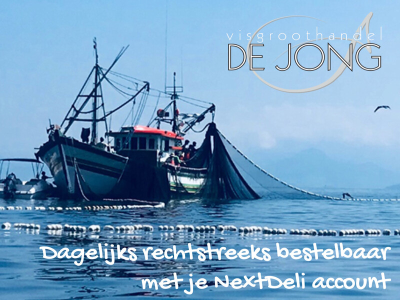 Ook Visgroothandel De Jong nu op NextDeli
