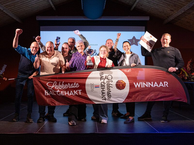 Slagerij & Traiteur Koen van Vugt winnaar Lekkerste Bal Gehakt 2026